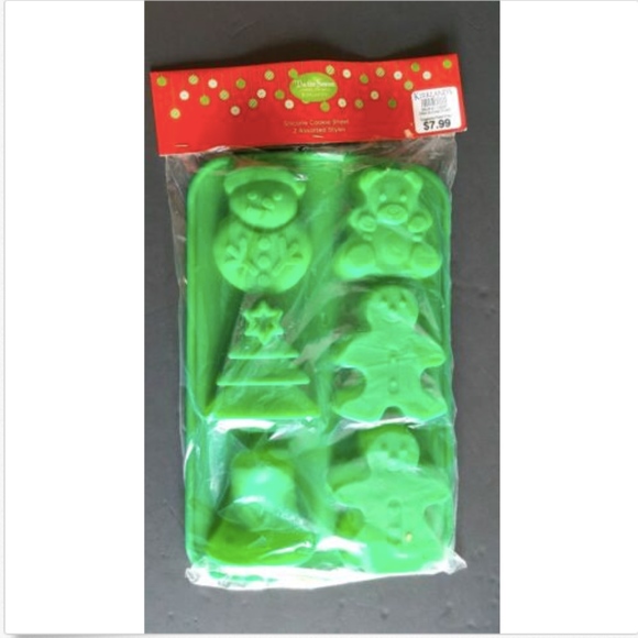 Kirklands Holiday Christmas Silicone Cookie Sheets Gingerbread Man